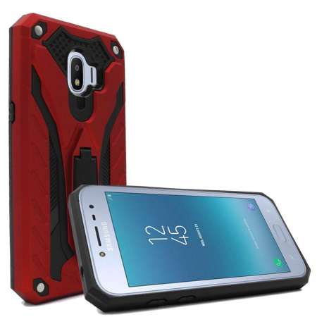 ACT เคส  Samsung Galaxy J2 Pro (2018) / J2 Pro (2018) / SM-j250 / เจ2 โปร  (2018) / Grand Prime Pro รุ่น Transformer Series ชนิด ฝาหลังมีขาตั้ง กันกระแทก  ด้านนอก แข็ง ด้านใน นิ่ม  ตั้ั้้งได้