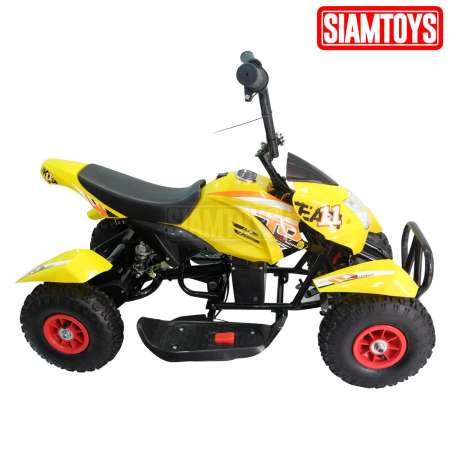 SIAMTOYS – รถเด็กแบตเตอรี่ LN18ATV ทรงรถATV (สีเหลือง) 2 มอเตอร์ ล้อยาง