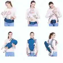 ภาพขนาดย่อของภาพหน้าปกสินค้าErgonomic Baby Carrier Infant Baby Hipseat Carrier Front Facing Ergonomic Kangaroo Baby Wrap Sling Travel for 0~48M จากร้าน MEGA บน Lazada ภาพที่ 5