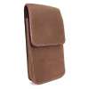Chinatown Leather กระเป๋ามือถือหนังแท้ รุ่น ฝาตั้งครึ่ง iphone8+ iphone10 (สีแทน)
