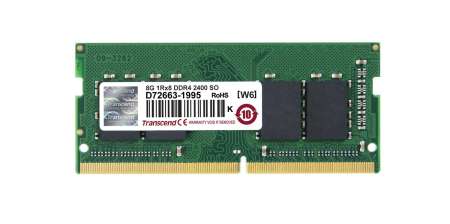 RAM-Memory for Notebook DDR4-2400 SO-DIMM 8GB: JM2400HSB-8G : Transcend (รับประกันตลอดอายุการใช้งาน) - มีใบกำกับภาษี