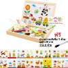 Todds  Kids Toys ของเล่นไม้เสริมพัฒนาการ ชุดกระดานเเม่เหล็กเเละกระดานดำชุด Happy Farm