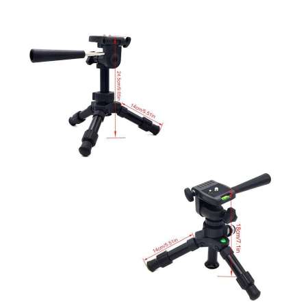 Teekeer ขาตั้งกล้องเล็กๆสำหรับ Camera DSLR, SLR, และกล้องวิดีโอที่มีกระเป๋าถือ - INTL