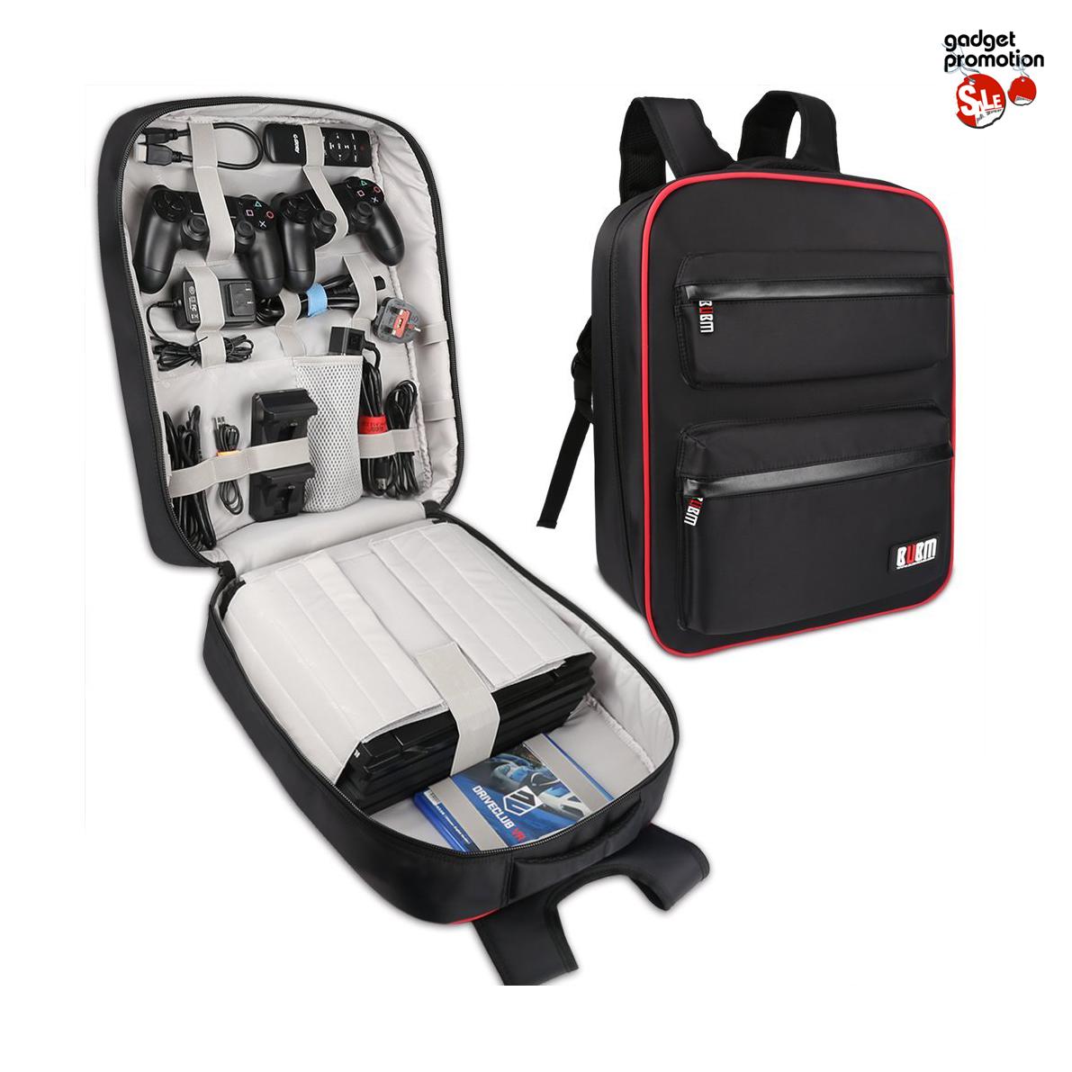 BUBM Console Gaming Backpack กระเป๋าเป้สะพายหลังสำหรับ PS4, PS4 Pro ...