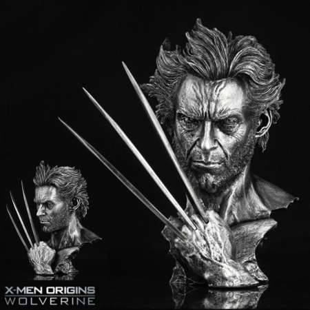 Model โมเดล Figure ฟิกเกอร์ จากหนังดัง X-Men เอ็กซ์เม็น ตัวละคร Wolverine วูล์ฟเวอรีน Logan โลแกน Ver วัสดุ เรซิน resins Anime ของสะสมหายาก อนิเมะ การ์ตูน มังงะ จากการ์ตูนดังญี่ปุ่น New Collection Doll ตุ๊กตา manga