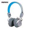 Remax หูฟังบูลทูธ แบบครอบหู HIFI Wireless Bluetooth Headphone รองรับ iOS และ Android รุ่น RM-200HB (สีฟ้าเทา ) 