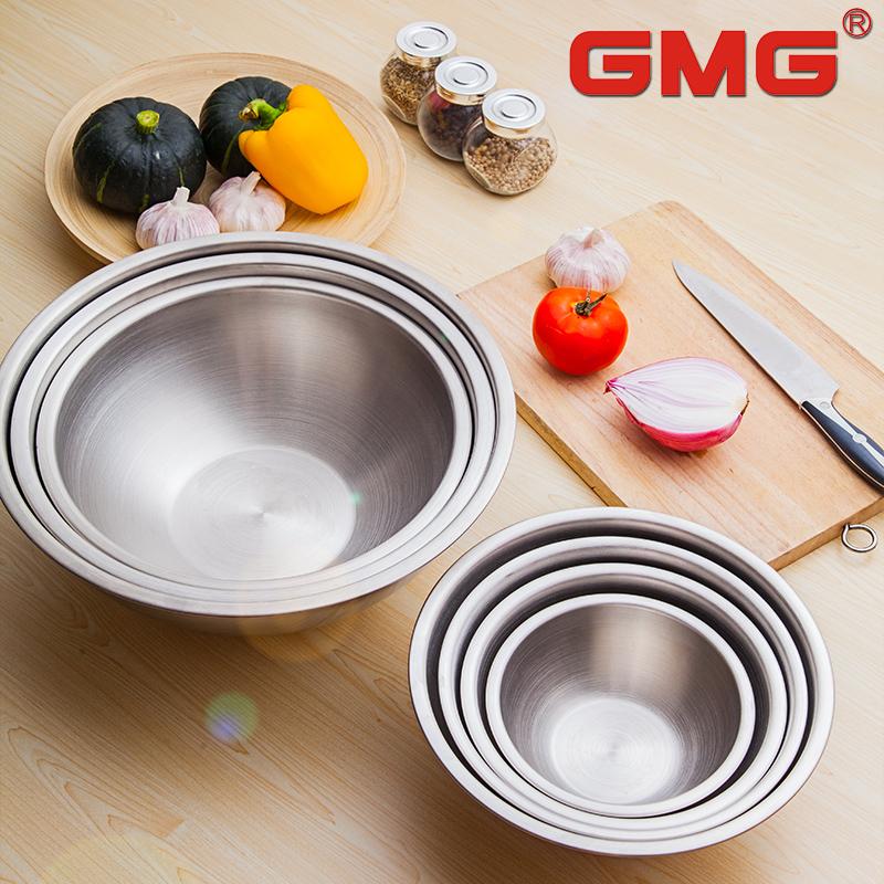 Đồ Gia Dụng Hình Tròn Dày Lớn Canh Chậu Inox