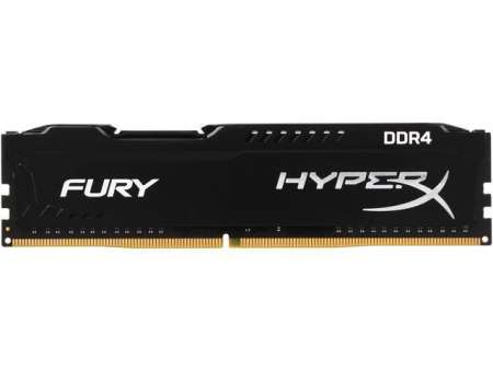 Kingston HyperX Fury DDR4 4GB/2400 (4GBx1) RAM PC Desktop (HX424C15FB/4) Black