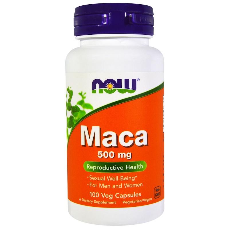 มาค่า ไวอาก้าธรรมชาติ Now Foods Maca 500 mg 100 Veg Capsules