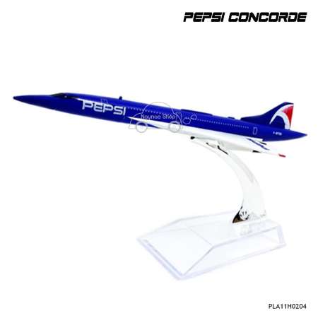 Naynaeshop โมเดลเครื่องบิน PEPSI CONCORDE (16 cm)