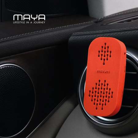 Maya Car Perfume น้ำหอมปรับอากาศในรถยนต์ กลิ่น Pear freesia รหัสสินค้า CPO60-3161 #สีส้ม