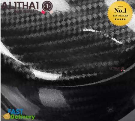 Alithai สติกเกอร์ แคพล่า คาร์บอน สีดำ Kapla carbon3D ความยาว 152*50*0.1 ซม. (3D)