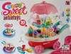  Tontoys ชุดรถขายไอศครีม มินิ มีเสียง มีไฟ Mini Sweet Cart สีชมพู 
