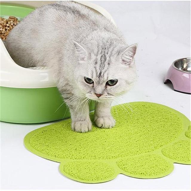 Cat Litter Carpet พรมดักทรายแมว พรมเช็ดเท้าแมว กันทรายเลอะด้านนอก
