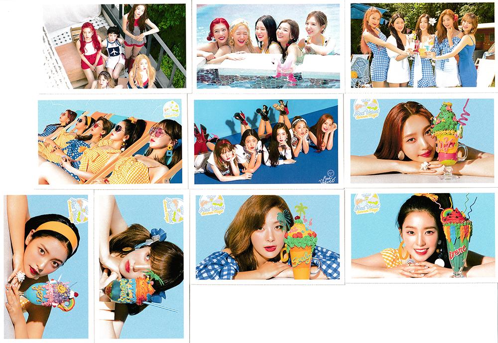 Lomo Card Set Red Velvet 2018 Set 30 PCS โลโม่ การ์ด  Box Set