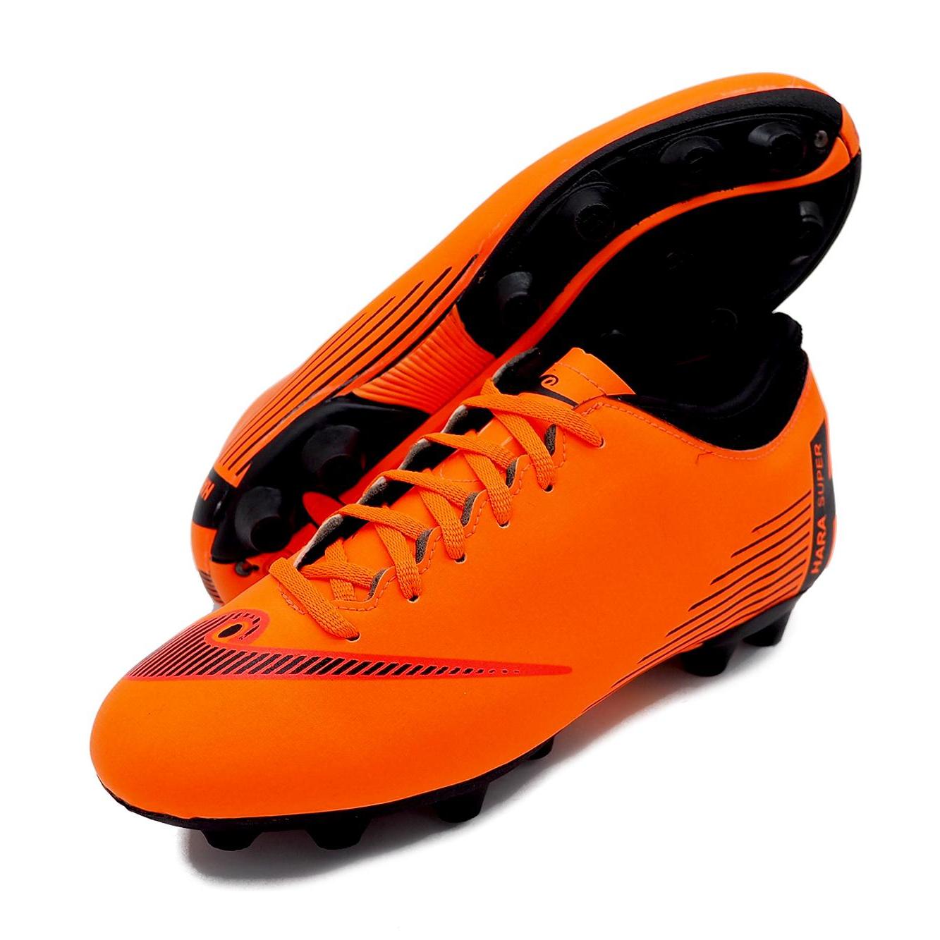 HARA Sports รองเท้าฟุตบอล รองเท้าสตั๊ด รุ่น F97 สีส้ม