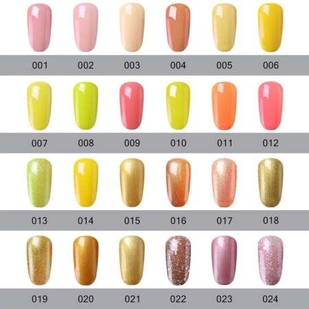 สีเจล GRAEAR  New 2018 Yellow Colors Series   ขนาด 8 ml.