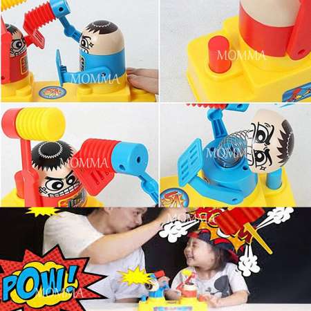 MOMMA เกมส์ ค้อนทุบหัว หัวกระเด้ง เกาหลี ไสตล์ ( Knock Hammering Contest Activate Battle Toy Game )