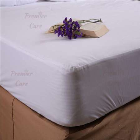 ผ้าปูที่นอนกันน้ำ ผ้าปูที่นอนกันไรฝุ่น ผลิตจากผ้าจริง ไม่ใช่ผ้ายางแบบเดิม(ขาว5ฟุต)