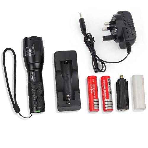 Turbo Light Ultrafire 2200Lm CREE XML T6 LED Zoomable Flashlight Torch 5  Modes        1  -  Yim3 shop - ThaiPick