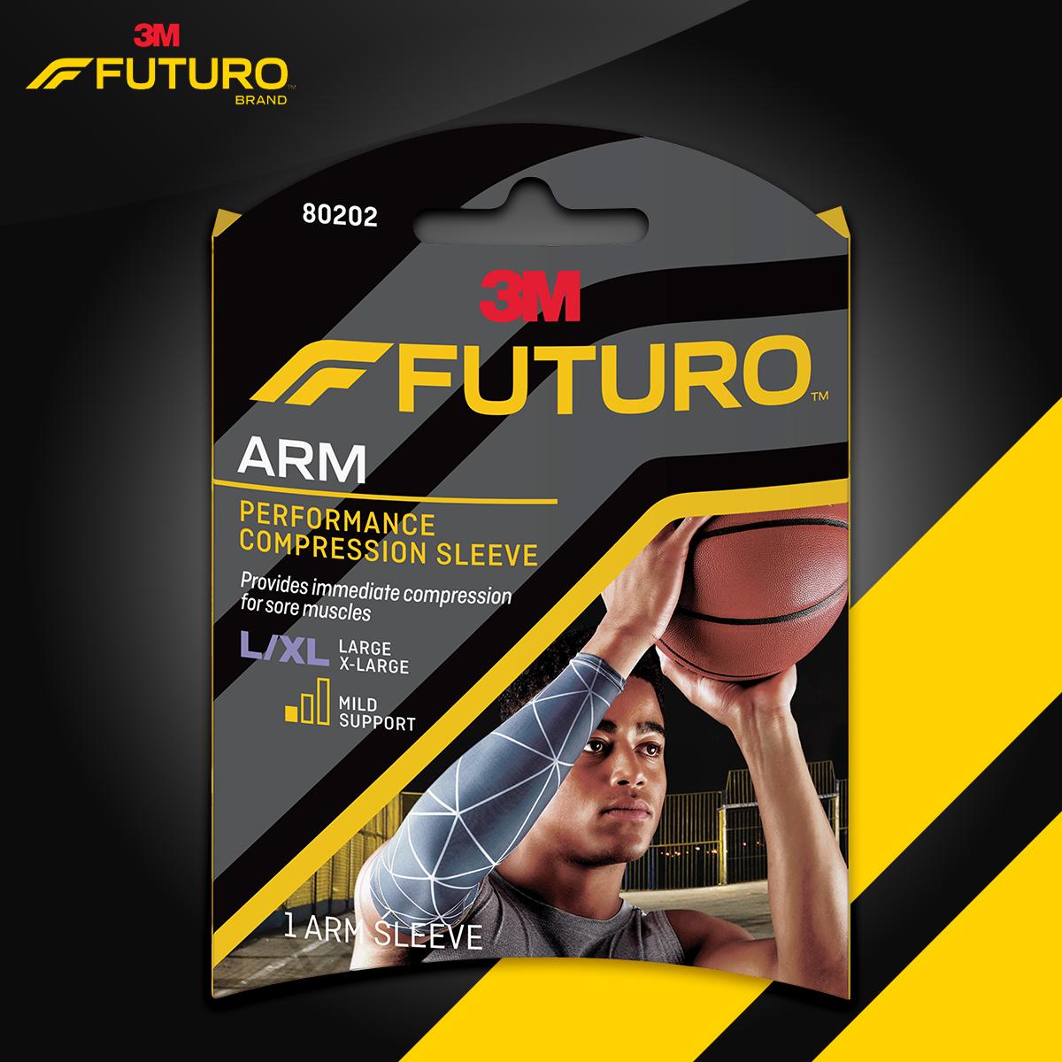 Futuro™ Performance Compression Arm Sleeve L/XL,ฟูทูโร่™ อุปกรณ์รัดกล้ามเนื้อแขน (ขนาดใหญ่-ใหญ่พิเศษ)
