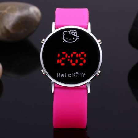 นาฬิกาข้อมือ เฮลโหล คิตตี้ นาฬิกา ซิลิโคน ดิจิตอล Hello Kitty LED นาฬิกาข้อมือ เฮลโหล คิตตี้ นาฬิกา ซิลิโคน ดิจิตอล Hello Kitty LED