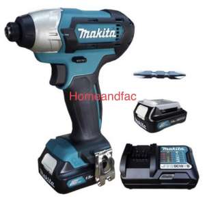 MAKITA  TD110DWYE   12 V.  สว่านไขควงกระแทก IMPACT ใช้แบตตารี่ รวมแบต2ก้อน และแท่นชาร์จ