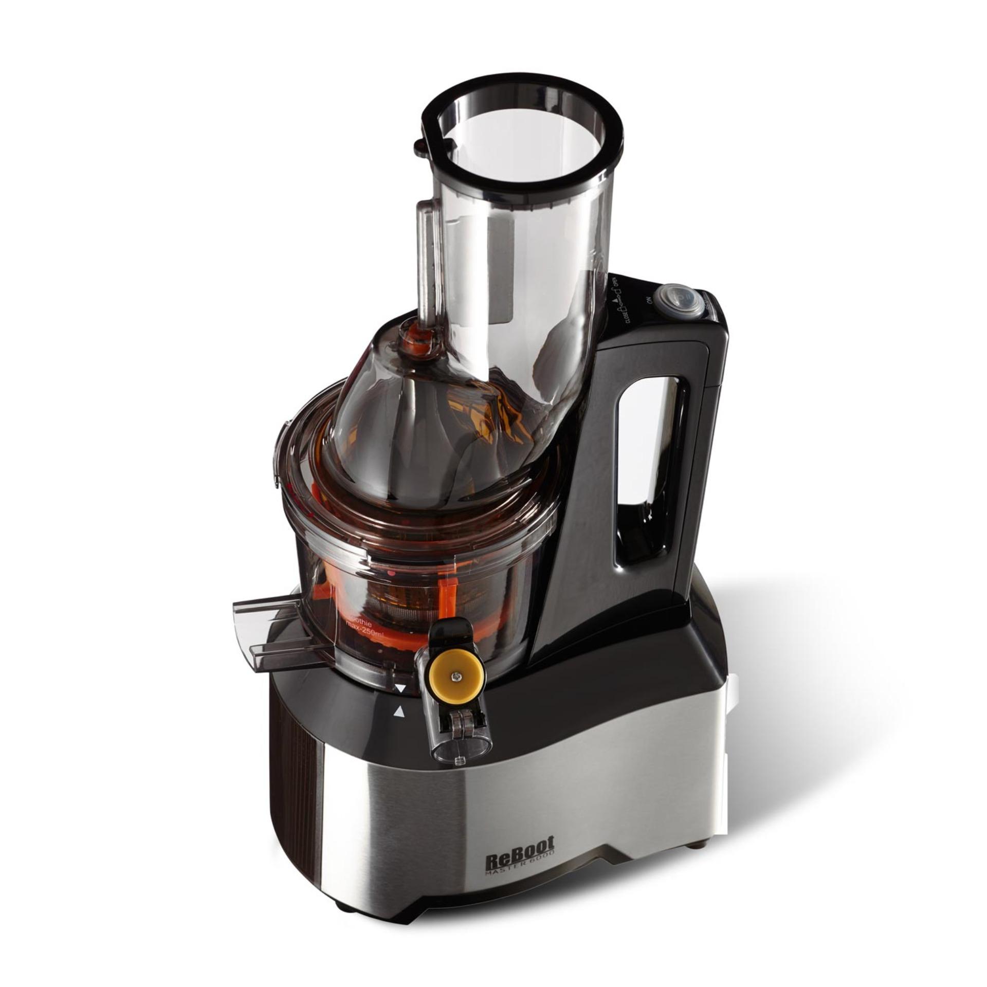 ReBoot Master 6000 เครื่องแยกกาก slow Juicer (Black) เครื่องคั้นน้ำ