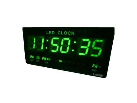ราคาไม่แพงๆ GooAB Shop นาฬิกา LED ติดฝาผนัง แบบบาง ขนาด 18 นิ้ว (ไฟสีเขียว)
ขายด่วนพิเศษสุด