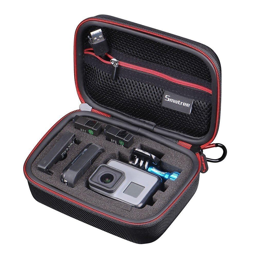   กระเป๋า GoPro Smatree SMACASE-G75-BR Carrying Case for Gopro Hero 6/5/4/3+/3/2/1 (Black & Red) ดีไหม