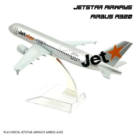 Naynaeshop โมเดล เครื่องบิน JETSTAR AIRWAYS AIRBUS A320 (16 cm)