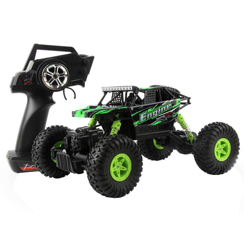 รถบังคับวิทยุ รถบังคับไฟฟ้า รถไต่หิน รถบักกี้ลุยทราย ขนาด 1:18 Rock Crawler 4WD 2.4ghz (Red)