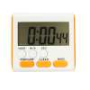 Lek and Love นาฬิกาจับเวลาทำอาหาร เดินหน้า ถอยหลัง 24 ชั่วโมง Digital Timer V3. Alarm CLock(สีส้ม)