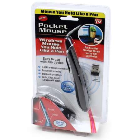 Telecorsa เมาส์ปากกา ไร้สาย Pocket Mouse Wireless Mouse รุ่น PocketMouse04b-J1