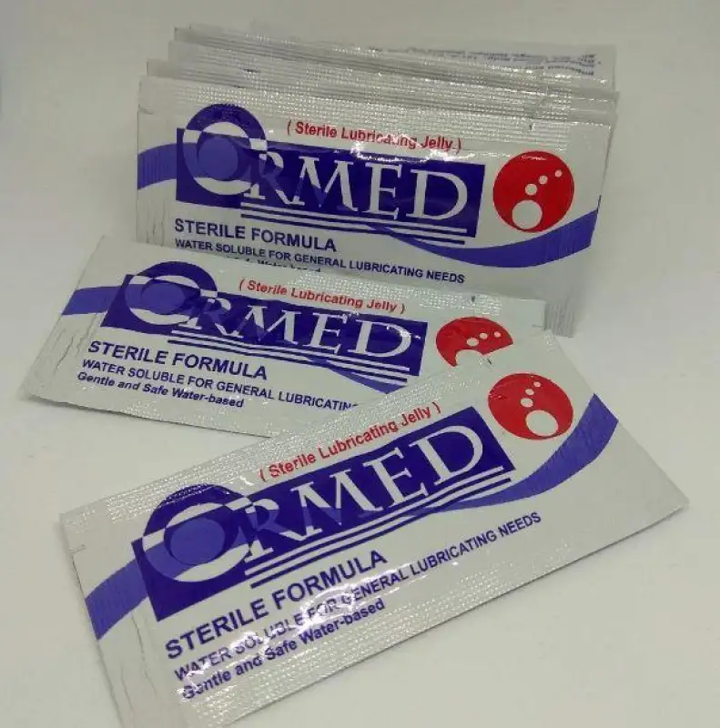 ภาพหน้าปกสินค้าORMED Sterile lubricating jelly เจลหล่อลื่น สูตรน้ำ ปราศจากเชื้อ 5 กรัม X 20 ซอง ใช้ได้กับถุงยาง ไม่ทำให้ขาดเหมือนวาสลีน ใช้ได้ทุกเพศและเกย์ for lubricating, condoms จากร้าน TOP Med Digital Market บน Lazada