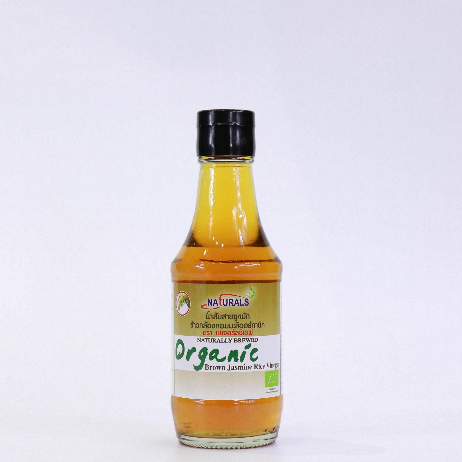 Naturals CF น้ำส้มสายชูหมักข้าวกล้องหอมมะลิออร์กานิก Brown