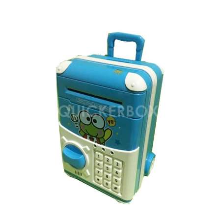 กระปุกออมสิน ตู้เซฟ ดูดแบงค์ กบเคโระ Money Saving Automatic Deposit Box Kero