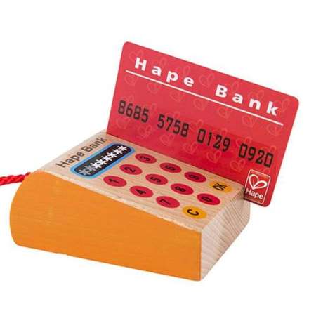 Hape ของเล่นไม้ ของเล่นเสริมพัฒนาการ เครื่องคิดเงินจอมขยัน (สำหรับอายุ 3 ปีขึ้นไป)