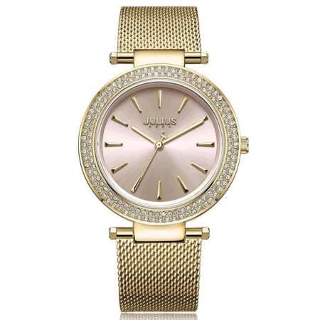 นาฬิกาjulius นาฬิกาจูเลียส นาฬิกาแบรนด์เนม นาฬิกาข้อมือผู้หญิง นาฬิกาแฟชั่น สายโลหะ รุ่น JA-1048L