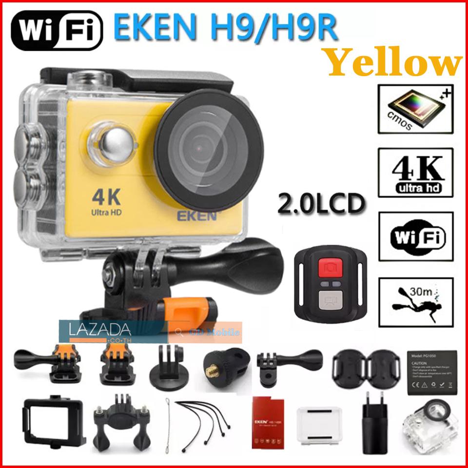 EKEN H9R Sport Action Camera Cam กล้องกันน้ำ ถ่ายใต้น้ำ กล้องแอคชั่น Wifi Sports Camera + รีโมทคอนโทรล No SJCAM