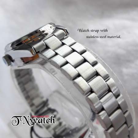 us submarine รุ่น J-035L นาฬิกาผู้หญิงระบบควอทต์กันน้ำ100%พร้อมกล่อง หน้าปัดน้ำเงิน