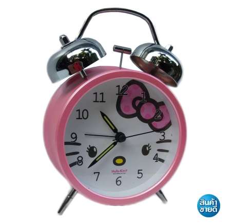 นาฬิกาปลุกกระดิ่ง ลายการ์ตูนมิกกี้เม้า 01 สีฟ้า ขนาดใหญ่ สียงดังฟังชัด