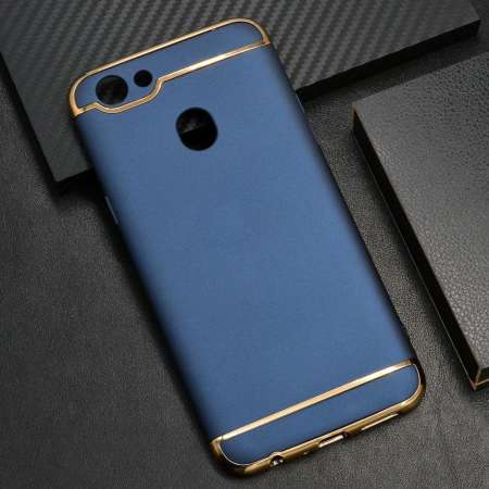 เคส Oppo F5 เคสมือถือ 3 IN 1 / PC ประกบหัวท้ายโครเมี่ยม 