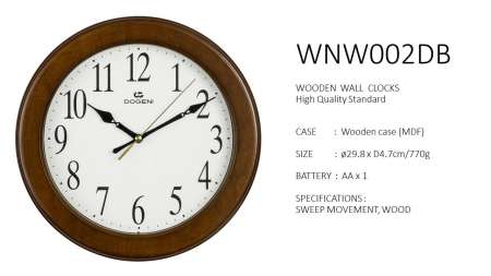 นาฬิกาแขวน DOGENI รุ่น WNW002DB