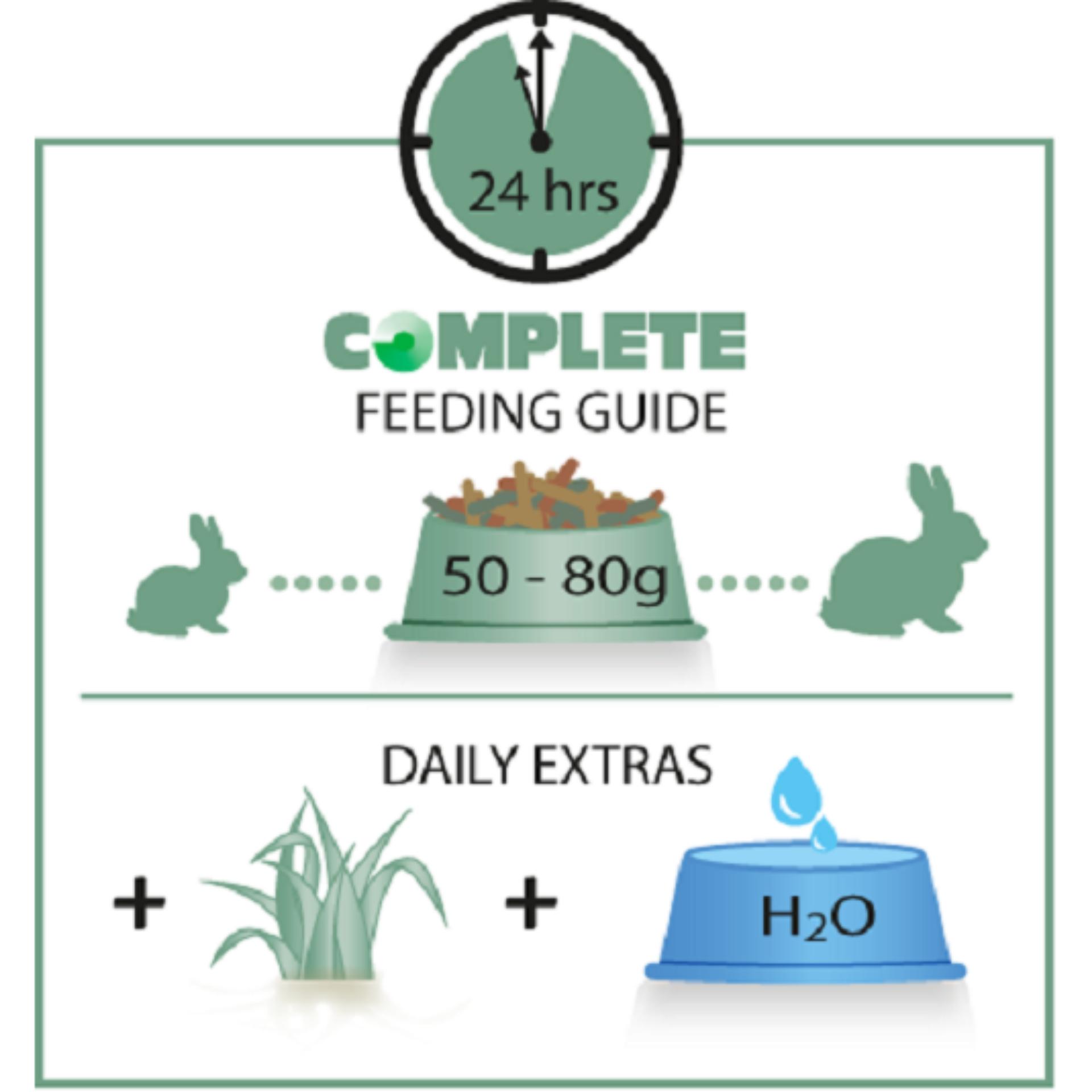 Cuni Complete Adult 500 g. อาหารกระต่าย อาหารอัดแท่ง สูตรแครอทและหญ้าทิโมธี สำหรับกระต่ายโต 6 เดือนขึ้นไป (500 กรัม/ถุง)