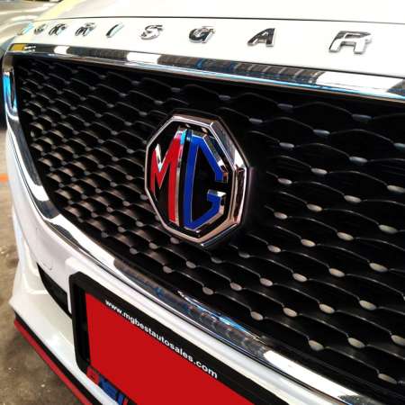 MG ZS [2017-2019]  สติกเกอร์3M ติด Logo ได้  3 จุด หน้ารถ ท้ายรถ พวงมาลัย  **รับประกัน 1ปี**