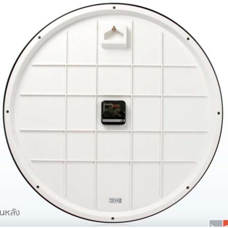 SEIKO นาฬิกาแขวน QXA563K ขนาด 20นิ้ว - ขอบดำ หน้าขาว