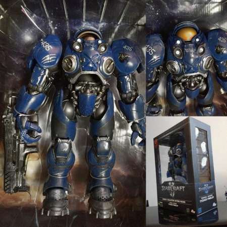 Figure Action Starcraft Tychus Findlay สตาร์คราฟต์ แอ็คชั่น ฟิกเกอร์ Anime อนิเมะ การ์ตูน มังงะ จากการ์ตูนดังญี่ปุ่น Figma ฟิกม่า สามารถขยับได้ Doll ตุ๊กตา manga Model โมเดล