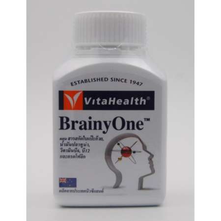 รีวิวสินค้านาทีนี้ VitaHealth Brainy One วิตามิน บำรุงสมอง เสริมความจำ ใน 1 เม็ด
มีสารสกัดจากใบแปะก๊วยสกัด น้ำมันปลา วิตามินบี12 รวมกัน กระปุก 30เม็ด (1 กระปุก)
เล็งเห็นด้วย