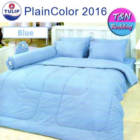 ราคาพิเศษ Tulip ชุดผ้าปู 6 ฟุต (5 ชิ้น) ไม่รวมผ้านวม สีพืั้น Blue TLColor2016
จำกัดจำนวนมากสุด